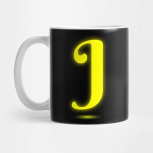 Letter J Letter Art Mug